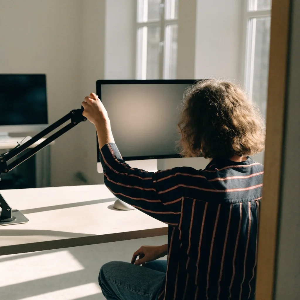 Kontrola responzivního layoutu na velkém displeji ve studiu